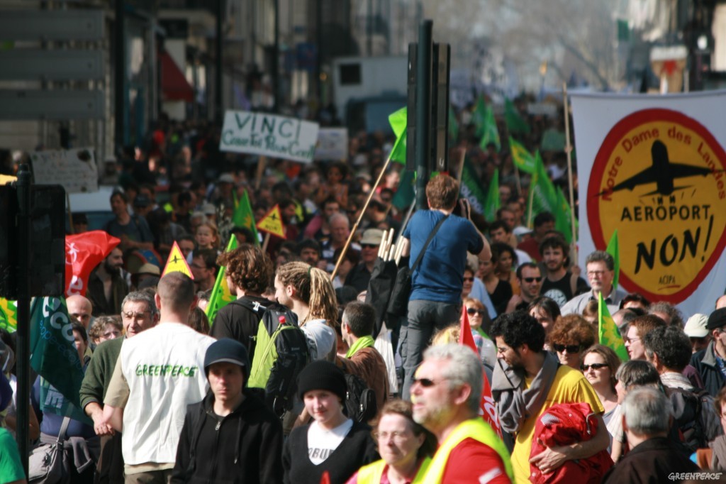 Mobilisation contre l'aéroport de Notre Dame des Landes